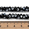 Handmade Evil Eye Lampwork Beads Strands LAMP-A007-02B-04-4
