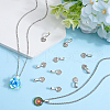 SOFPLATE 100Pcs Tibetan Style Alloy Heart Glue-on Flat Pad Pendant Bails FIND-SP0001-85-4