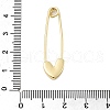 Brass Micro Pave Cubic Zirconia Safety Pins KK-H206-04G-3