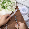 Polyester Flower Lace Ribbon OCOR-WH0097-21-3