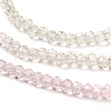 Transparent Painted Glass Beads Strands X1-DGLA-A034-T2mm-A25-4