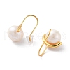 Natural Pearl Dangle Earrings for Women EJEW-E303-13G-2