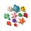 8 Styles Synthetical Turquoise Beads TURQ-FS0001-03-5