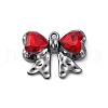 Rack Plating Alloy Rhinestone Pendants PALLOY-V002-01B-1