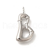 Rack Plating Brass Pendants KK-I722-08P-B-1