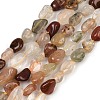 Natural Rutilated Quartz Beads Strands G-R445-6x8-38-01-2