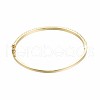 Colorful Cubic Zirconia Classic Tennis Bangle BJEW-S141-04G-NF-4