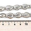 Electroplate Glass Beads Strands EGLA-V001-01A-4