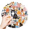 55Pcs PVC Adhesive Waterproof Stickers Self-Adhesive Stickers PW-WG0AAAD-01-1