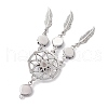 Tibetan Style Alloy Pendants PALLOY-JF03555-5