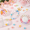 SUNNYCLUE 60Pcs UV Plating Iridescent Acrylic Beads MACR-SC0001-52-4