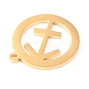 304 Stainless Steel Pendants STAS-O142-70G-L-3
