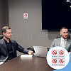PVC Self-Adhesive No-smoking Warning Stickers STIC-WH0003-017C-7