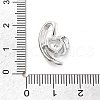 Brass Micro Pave Cubic Zirconia Pendants KK-D283-07P-3