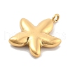 Ion Plating(IP) 304 Stainless Steel Pendants STAS-P379-15F-G-2