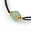 Gemstone Adjustable Link Bracelets X-BJEW-JB01554-02-2
