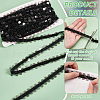 BENECREAT 5 Yards Paillette with Glass Seed Bead Ribbons OCOR-BC0007-67A-4