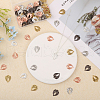 Globleland 100Pcs 5 Colors Zinc Alloy Pendants FIND-GL0001-29-5