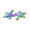 Ion Plating(IP) 304 Stainless Steel Pendants STAS-C003-14MC-3