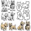 BENECREAT PVC Plastic Stamps DIY-BC0005-51-1