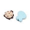 Opaque Resin Cabochons CRES-D303-05-2