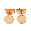 304 Stainless Steel Stud Earring Findings STAS-H436-21G-04-1