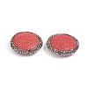 Pearl Fishskin Leather Beads RB-I079-04-3