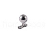 Stainless Steel Round Ball Dermal Anchor Base/Top for Women Men WGB1D88-48-1