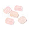 Transparent Spray Painted Glass Beads GLAA-I050-08J-1