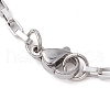 304 Stainless Steel Venetian Chain Necklaces for Women NJEW-JN04982-5