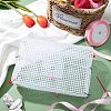 Plastic Mesh Canvas Sheets DIY-WH0257-33-4