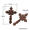 Tibetan Style Alloy Pendants TIBEP-3035-R-NR-2