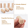CHGCRAFT 12pcs 12 styles Round Wooden Traditional Chinese Moon Cake Molds AJEW-CA0004-24-9