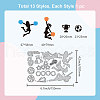 Sport Theme Carbon Steel Cutting Dies Stencils DIY-WH0309-1635-6