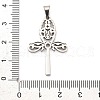 Anti-Tarnish 304 Stainless Steel Pendants STAS-R134-04P-02-3
