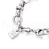 Brass Chain Bracelets BJEW-N032-06P-3