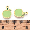 304 Stainless Steel Enamel Charms STAS-T065-52G-02-3