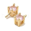 Brass Micro Pave Cubic Zirconia Peg Bails KK-S397-02E-3