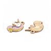 Alloy Enamel Pendants ENAM-S126-066A-NR-3