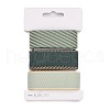 9 Yards 3 Styles Polyester Ribbon SRIB-A014-D01-4