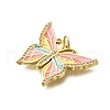 Brass Micro Pave Cubic Zirconia Enamel Pendants KK-D339-17G-2