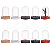   10Pcs Mini Glass Domes AJEW-PH0004-32B-1