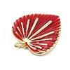 Brass Enamel Pendants KK-H206-11G-02-2