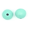 Spray Painted Natural Wood Beads WOOD-WH0023-22B-06-1