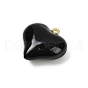 Brass Enamel Pendants KK-M322-01B-G-3