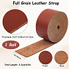 2M Flat AB Grade Cowhide Leather Cord AJEW-WH0479-73D-04-2