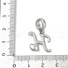 Brass European Dangle Charms KK-Z097-01H-GP-3