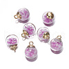 Luminous Glow in the Dark Glass Ball Pendant PW-WG33078-23-1