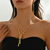 Middle Eastern Brass Beads Tassel Earrings & Necklaces Sets for Women JQ7345-1