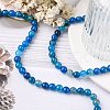 Natural Agate Bead Strands X-G-K166-07F-8mm-06-5